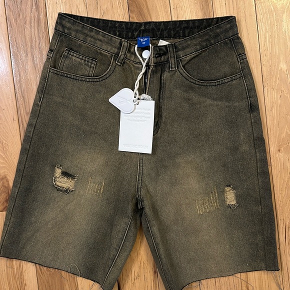 Aelfric Eden Pants - AELFRIC EDEN MULTI DISTRESSED JORTS